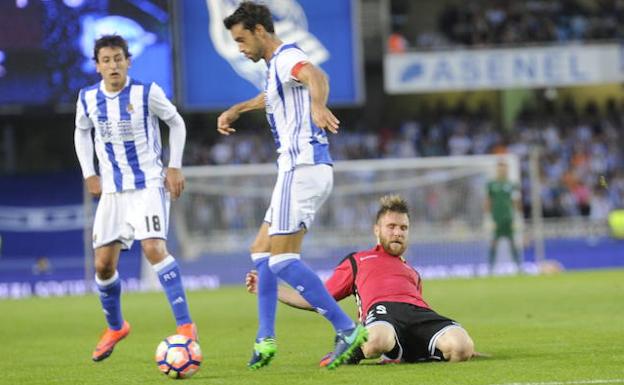 Katai, en un encuentro de la pasada temporada ante la Real Sociedad.