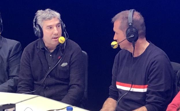 Josu Urrutia, junto a Manu Carreño en 'El Larguero'. /Cadena Ser