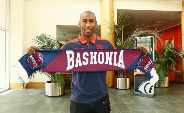 Granger a su llegada a Vitoria el pasado domingo