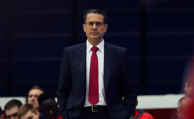 Pedro Martínez en el partido ante el Gipuzkoa Basket/