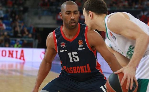 Granger, durante el partido ante el Zalgiris. /Rafa Gutiérrez