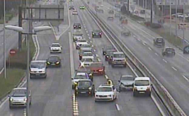Imagen del accidente.