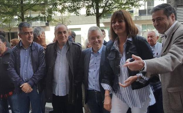 Mendia, esta mañana en Tolosa.