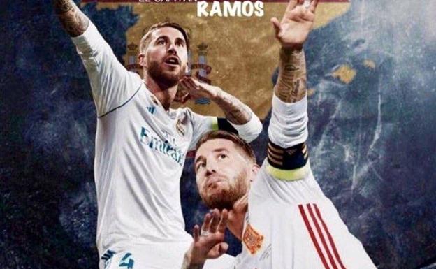 Sergio Ramos, en su imagen en Instagram. /