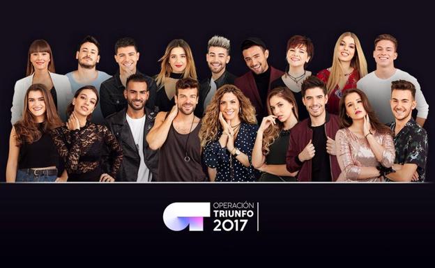 Los 18 concursantes de 'Operación Triunfo 2017'./RTVE