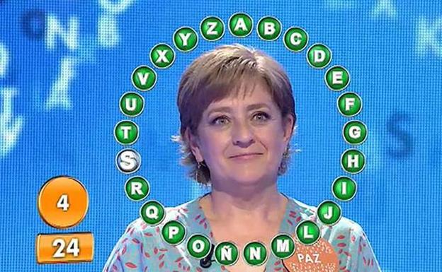 Paz Herrera, una de las concursantes míticas de 'Pasapalabra'./