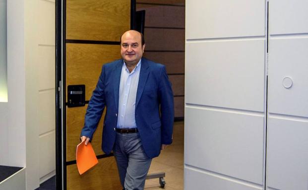 El presidente del EBB, Andoni Ortuzar. /E.C.