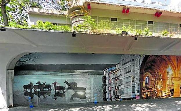 Edificio de la antigua estación Goya, que ahora será propiedad del Ayuntamiento./EL CORREO