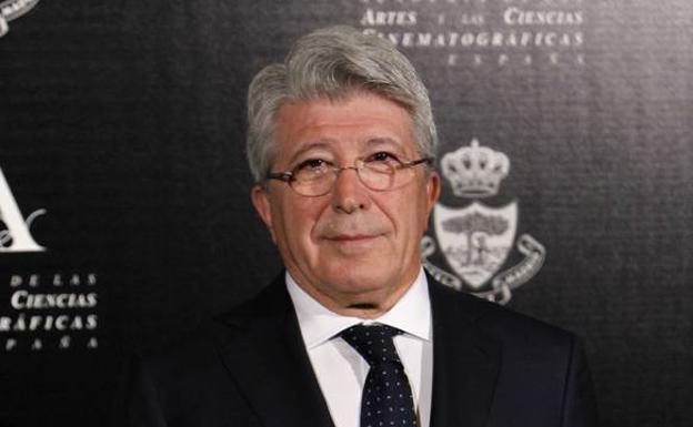 Enrique Cerezo, presidente del Atlético. /Efe