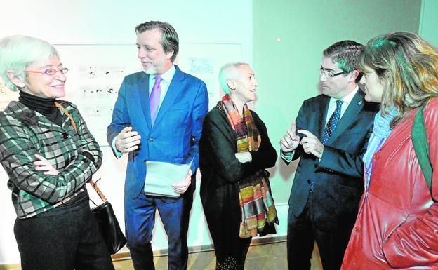 Soledad Luca de Tena, Juan José Cotorruelo, Inmaculada Corcho, Jesús Pacheco y Mónica Galdana./Nacho García (AGM)