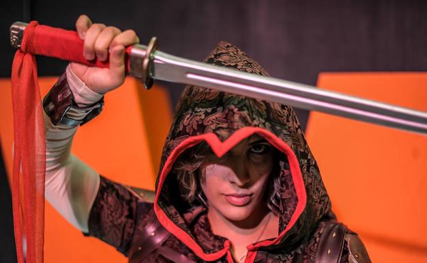 Algunos amantes de los videojuegos se vistieron para la ocasión./Borja Agudo