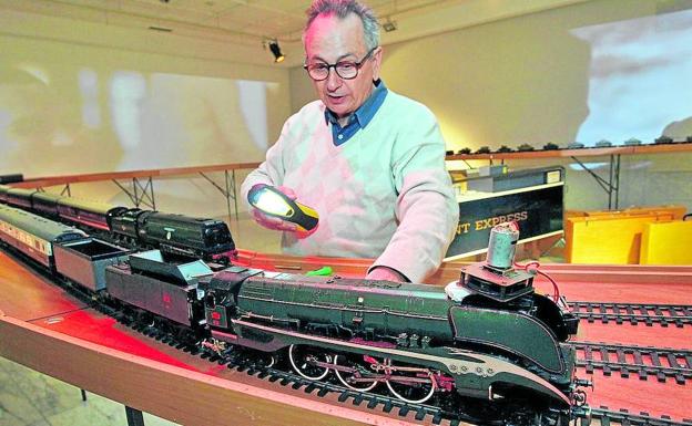 Una de las maquetas de la muestra, que estará en la sede de Postas hasta el 1 de abril./Blanca Castillo