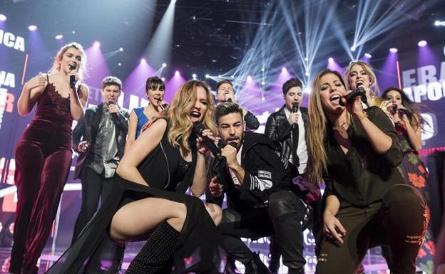 Los concursantes de 'OT 2017' en la gala 7./