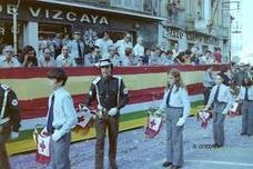 En el centro, de uniforme, Emigdio Villanueva, uno de sus fundadores./E. C.