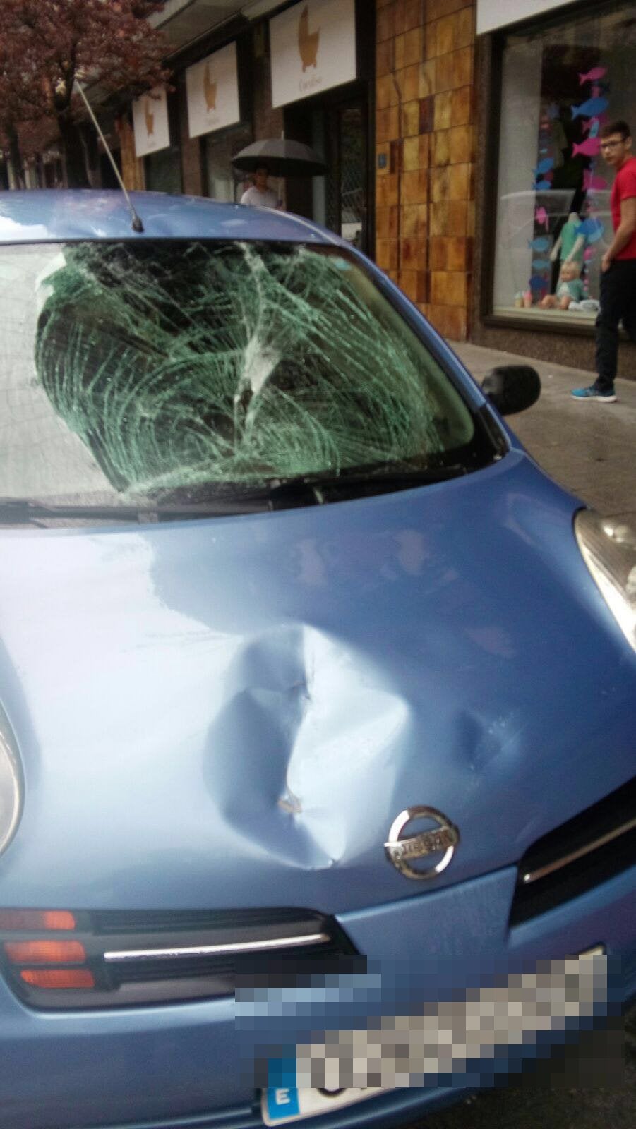 Estado en el que ha quedado el coche.
