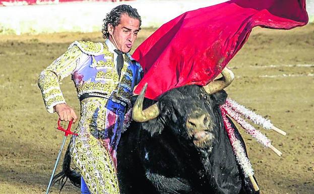Fandiño en su última faena en Orduña, en las fiestas de 2012. /M.C.