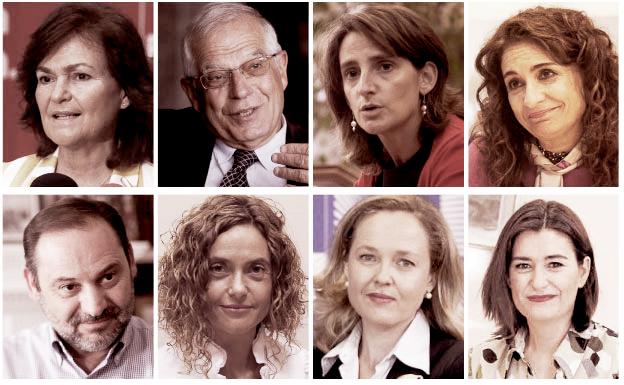 El Gobierno de Pedro Sánchez: 17 ministerios con once mujeres al frente