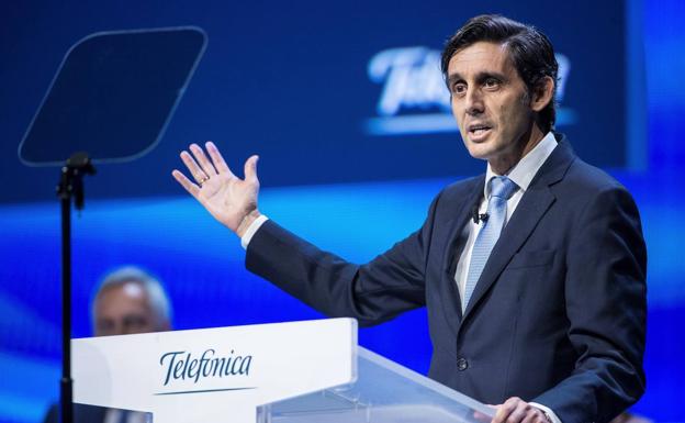 El presidente de Telefónica José María Álvarez-Pallete. /R. C