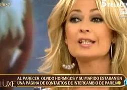Olvido Hormigos, en 'Sálvame Deluxe'./