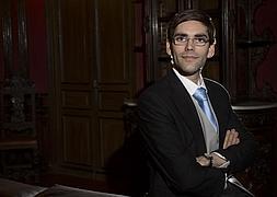 Tomás Palacios, en la Real Academia de Ingeniería. José Ramón Ladra/