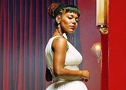 La nueva reina del jazz, China Moses actuará mañana en Getxo./