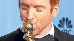 Lewis, tras ganar el Globo de Oro. / Reuters/