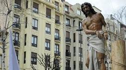 Jesús atado a la columna. /Ignacio Pérez/