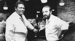 Cifu con el músico McCoy Tyner, en una grabación de 'Jazz entre amigos'./