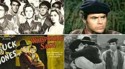 Cuatro imágenes de vascos en diferentes filmes./ E.C./