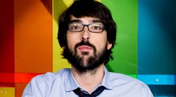 El guionista y colaborador del programa./