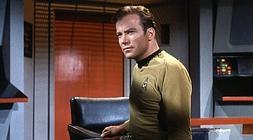 William Shatner, como el capitan Kirk./
