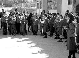 ESCOLARIZACIÓN. Niños y niñas a los que atiende Miski. / G. A./