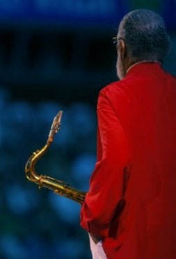 'El Coloso' del saxofón, Sonny Rollins. / JAVIER MINGUEZA/
