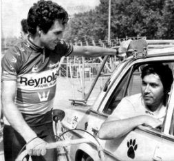 Ángel Arroyo se quedó a las puertas de ganar el Tour./ EL CORREO/