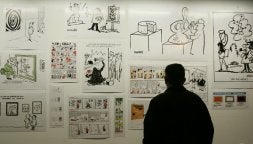 La muestra del cómic constituye la primera oferta del Proyecto Amárica. / BLANCA CASTILLO/