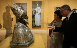 Busto-relicario de san Blas, de Andrés Marcuello Sánchez, platero, y Vallejo Cósida. / LUIS ÁNGEL GÓMEZ/