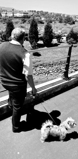 Un vecino observa la Vega. / P. U./