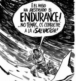 La historia recuerda a la expedición de Shackleton./