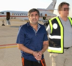 Kalashov, en Torrejón, tras su detención en Dubai. ::
REUTERS/