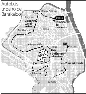 Un autobús urbano enlazará desde septiembre los barrios de Barakaldo