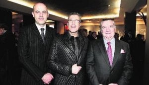 José Ignacio Malaina, Emilio Sagi y José Luis Martínez Bourio./