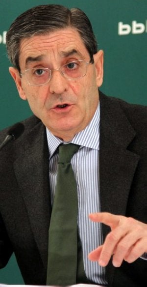 El presidente de la BBK, Mario Fernández. :: TELEPRESS/