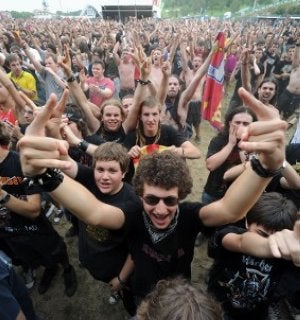 Un 7,8% de público inglés añadió exotismo al BBK Live. :: B. AGUDO/