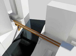 El diseño del futuro puente destacará por su sencillez. ::
AYUNTAMIENTO/