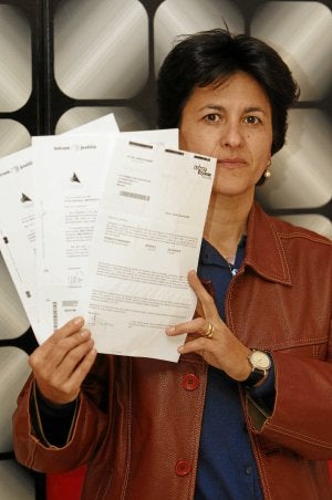 Pilar Domingo fue catalogada de morosa por no devolver un descodificador. :: ANTONIO SALAS/