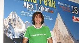 Txikon, ayer en Bilbao./