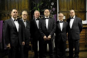 Miembros del coro Biotz Alai, premio al «patrimonio cultural, tangible e intangible». ::
EL CORREO/