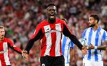Williams celebra el gol contra la Real Sociedad./EFE