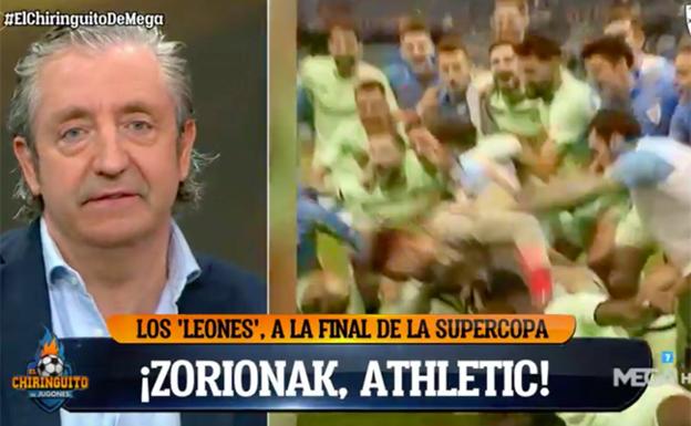 Josep Pedrerol, en 'El Chiringuito': «El Athletic sí es más que un club»