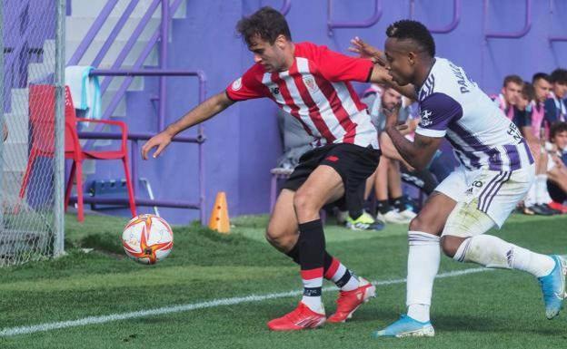Álvaro Núñez, en un duelo contra el Valladolid. /athletic-club